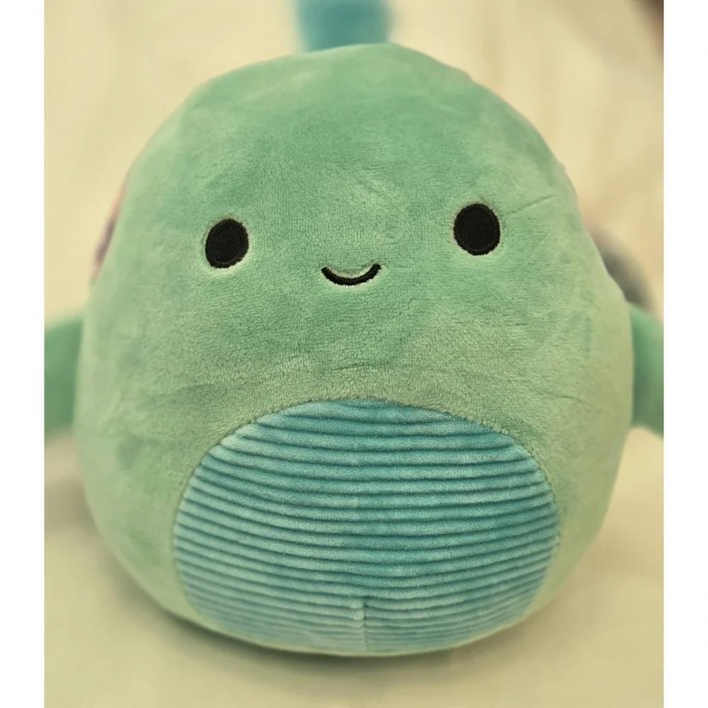 Squishmallows: CASCADE THE SEA TURTLE Tie Dye Shell Blue Belly Toy Plush‎